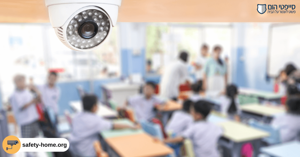 התקנת מצלמות אבטחה בבתי ספר